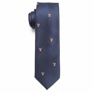 Ties | Mens Blue Chihuahua Skinny Tie Accessories Mens