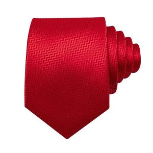 Ties | Mens Bright Red Silk Necktie Accessories Mens