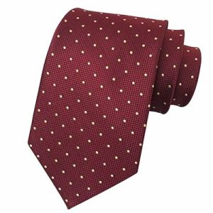 Ties | Mens Classic Red Mini Dot Silk Tie Accessories Mens