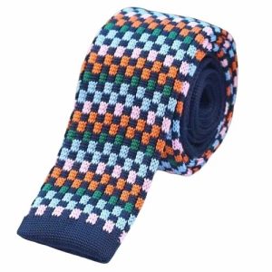 Ties | Mens Colorful Pixel Square Knit Tie Accessories Mens