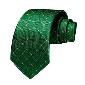 Ties | Mens Forest Green Polka Dot Silk Tie Accessories Mens