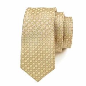 Ties | Mens Gold Circle Dot Silk Tie Accessories Mens