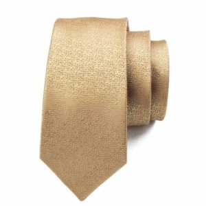 Ties | Mens Gold Static Noise Silk Tie Accessories Mens