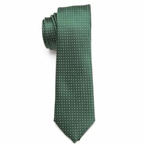 Ties | Mens Green Mini Dot Skinny Tie Accessories Mens