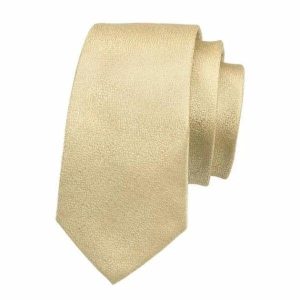 Ties | Mens Light Gold Noise Silk Tie Accessories Mens