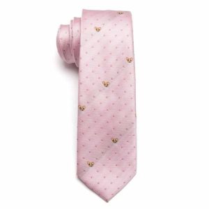 Ties | Mens Pink Chihuahua Skinny Tie Accessories Mens