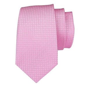 Ties | Mens Pink Plaid Luxury Silk Tie Accessories Mens