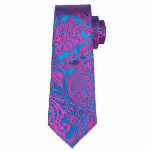 Ties | Mens Pink Turquoise Floral Silk Tie Accessories Mens