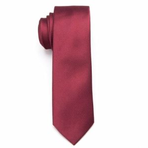 Ties | Mens Plain Red Skinny Tie Accessories Mens