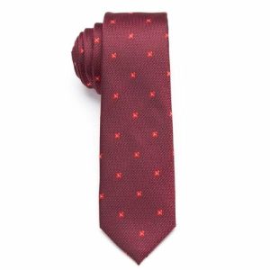 Ties | Mens Red Blossom Skinny Tie Accessories Mens