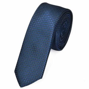 Ties | Mens Skinny Blue Dotted Tie Accessories Mens