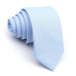 Ties | Mens Solid Light Blue Skinny Tie Accessories Mens