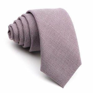 Ties | Mens Solid Mauve Skinny Tie Accessories Mens