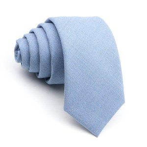 Ties | Mens Solid Sky Blue Skinny Tie Accessories Mens