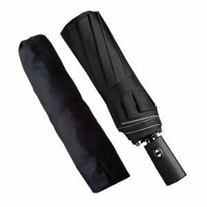 Umbrellas | Mens Grey & Black 2 Color Umbrella Accessories Mens