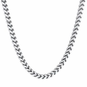 Chains | Mens 4mm Silver Franco Chain Necklace Accessories Chains