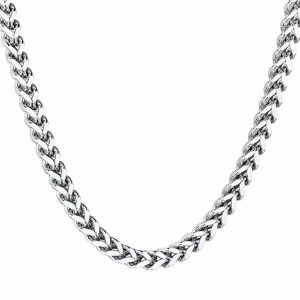 Chains | Mens 6mm Silver Franco Chain Necklace Accessories Chains