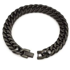 Chain Bracelets | Mens Black Chain Bracelet Bracelets Chain Bracelets