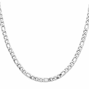 Chains | Mens 9mm Silver Figaro Chain Necklace Accessories Chains