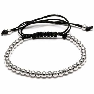 Beaded Bracelets | Mens Slim Macrame Bracelet Beaded Bracelets Beaded Bracelets