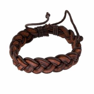 Leather Bracelets | Mens Brown Leather Braided Bracelet Bracelets Leather Bracelets